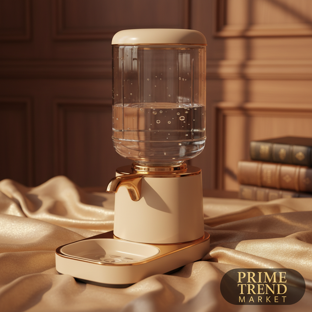 Gravity Pet Water Dispenser - Premium Detail Close-Up
