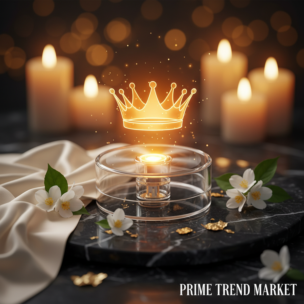 3D Holographic Transparent Fan Display – Golden Crown Hologram