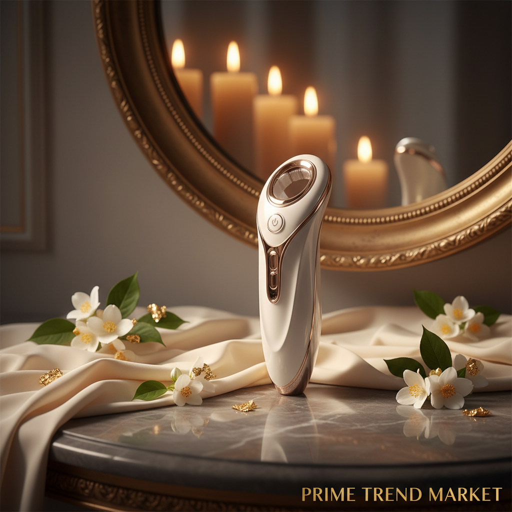 Luxury Iontophoresis Device Vanity Lifestyle Shot