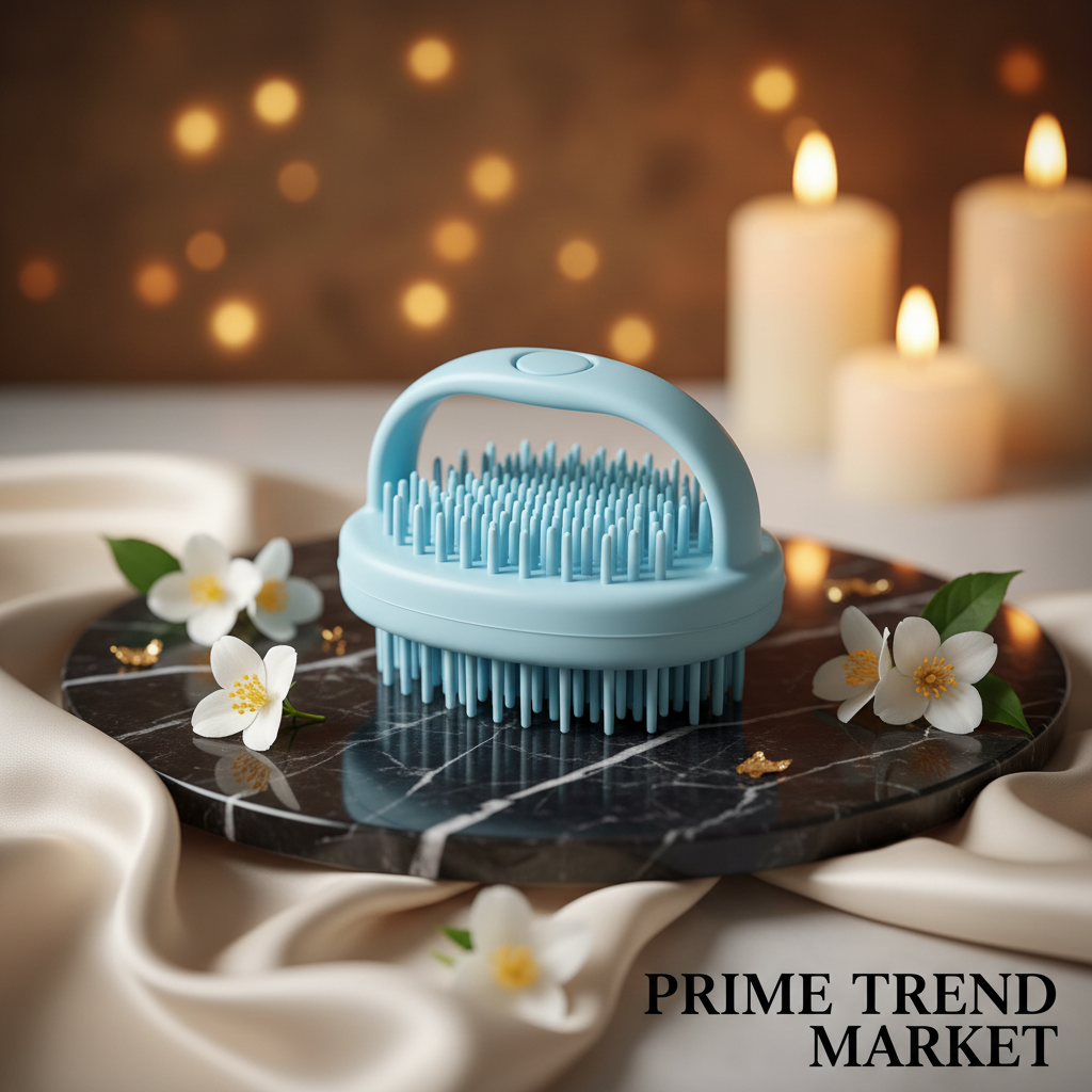 Pet Bath Massage Brush - Marble Jasmine Hero Shot