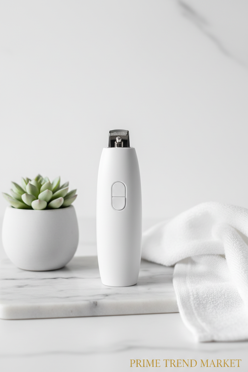 Electric nail clipper on marble surface product shot - Prime Trend Market