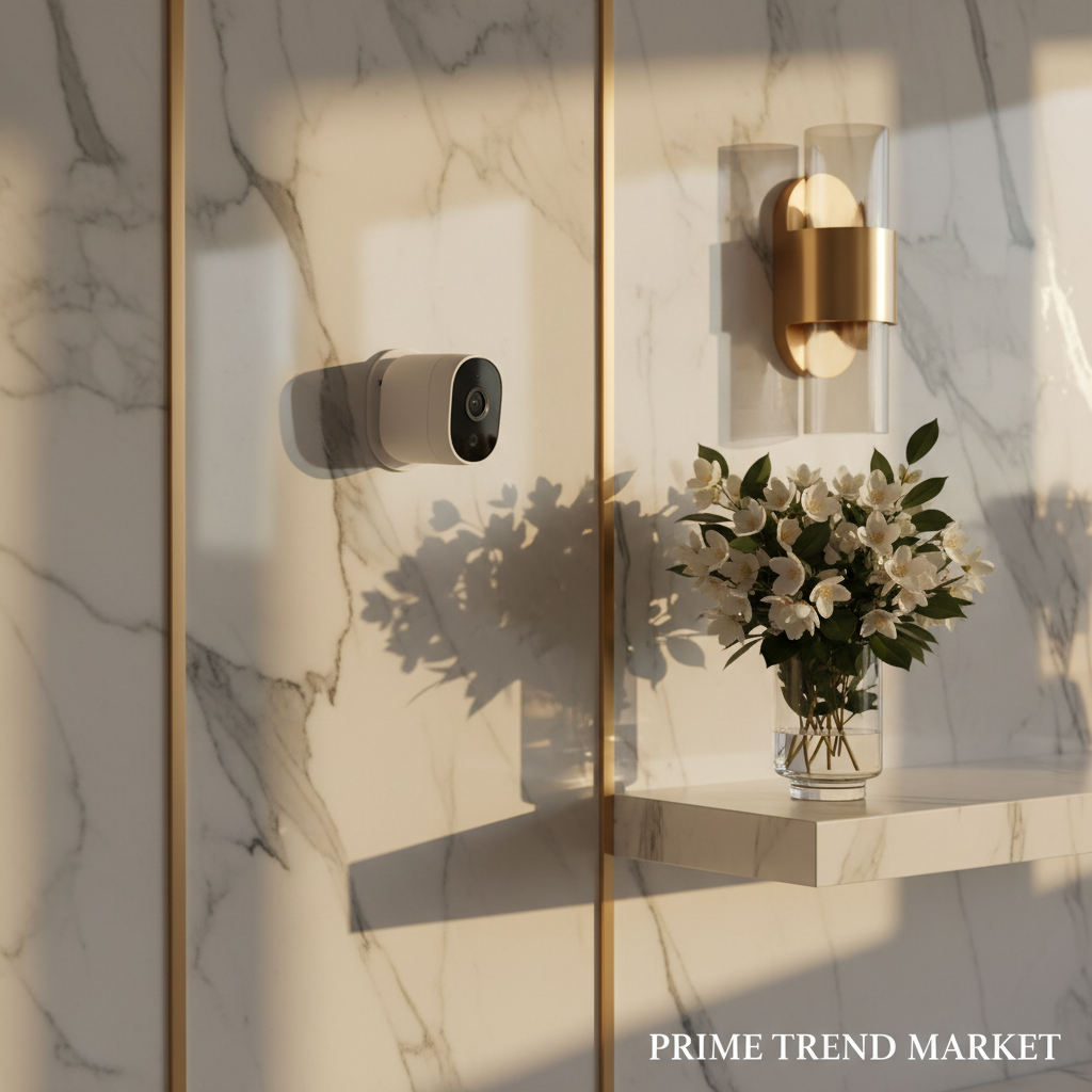 GuardShot W11 White in luxury home interior