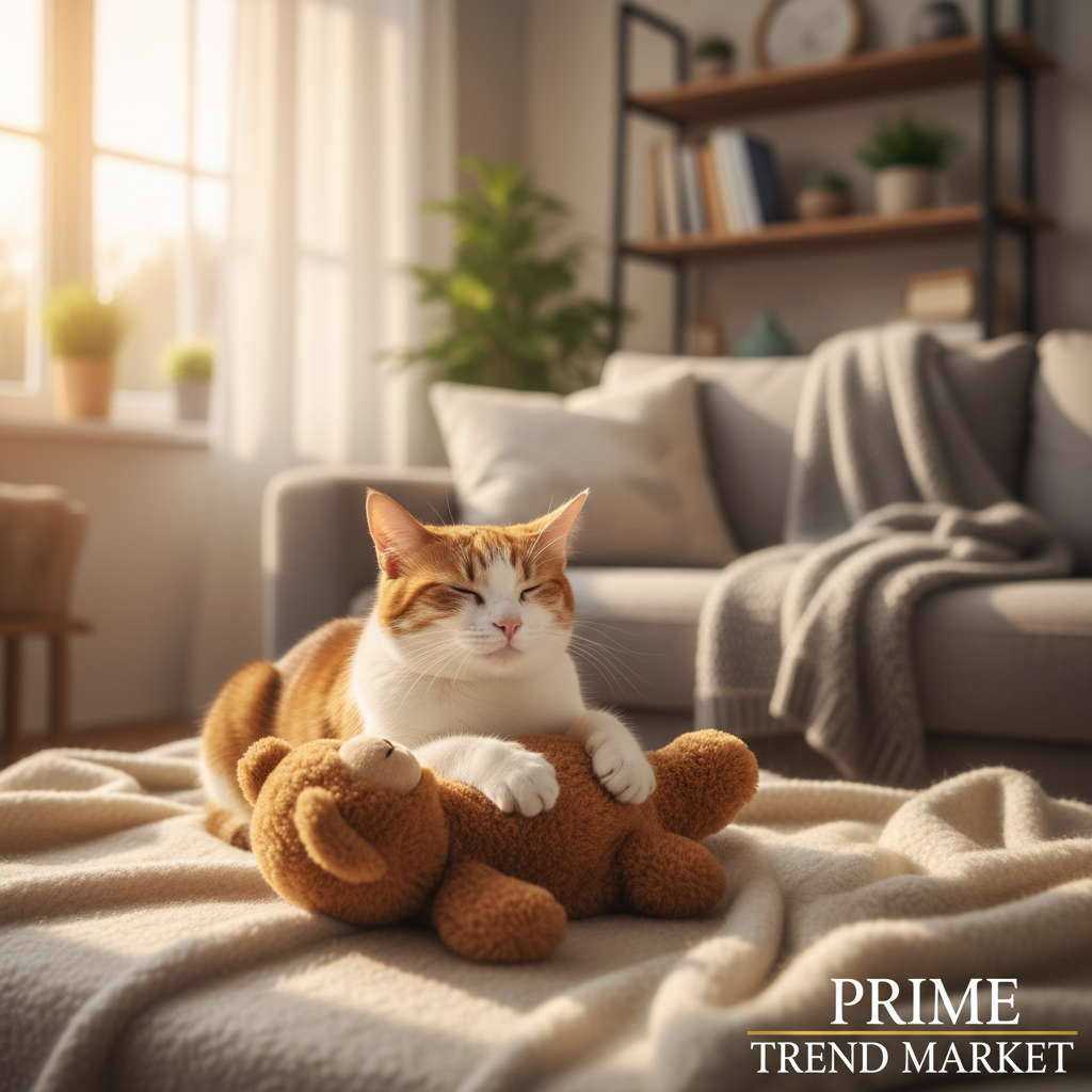 Luxury Cat Toy Ultimate Pack - Cat with Teddy Bear