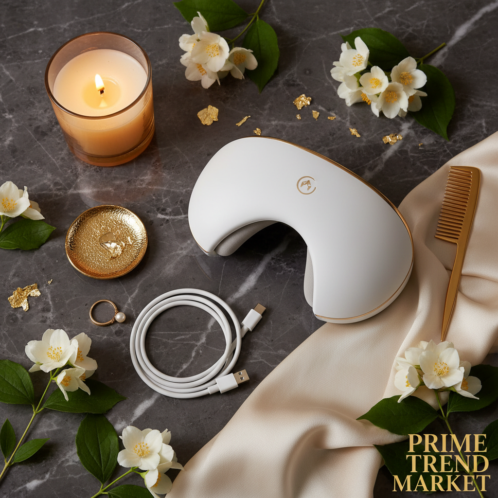 Luxury Smart Eye Massager — Flat Lay | Prime Trend Market