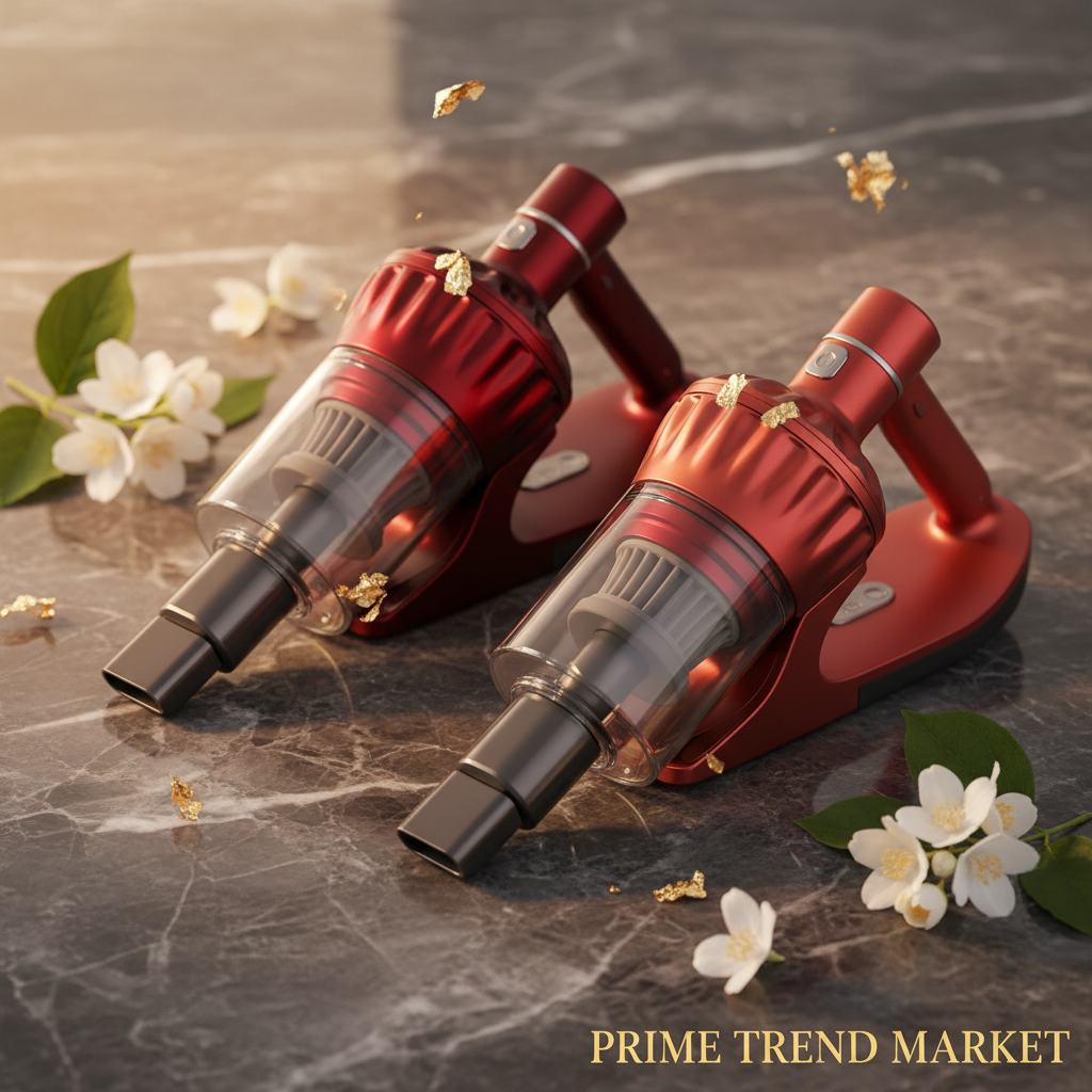 Red vacuum both variants on marble – Prime Trend Market