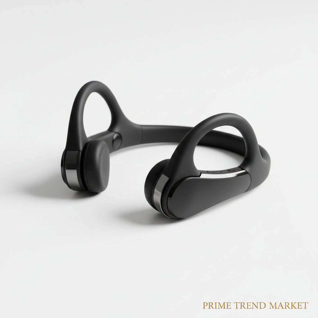 Bone Conduction Sport Headphones on White Surface — Bluetooth 5.1 — Prime Trend Market