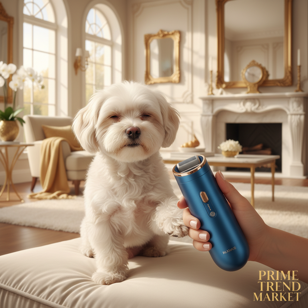 Professional Pet Nail Grinder - Happy Dog Lifestyle Scene