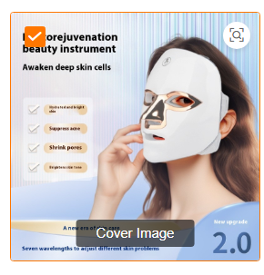 7-Color LED Light Therapy Face Mask | Rechargeable Photorejuvenation Beauty Instrument