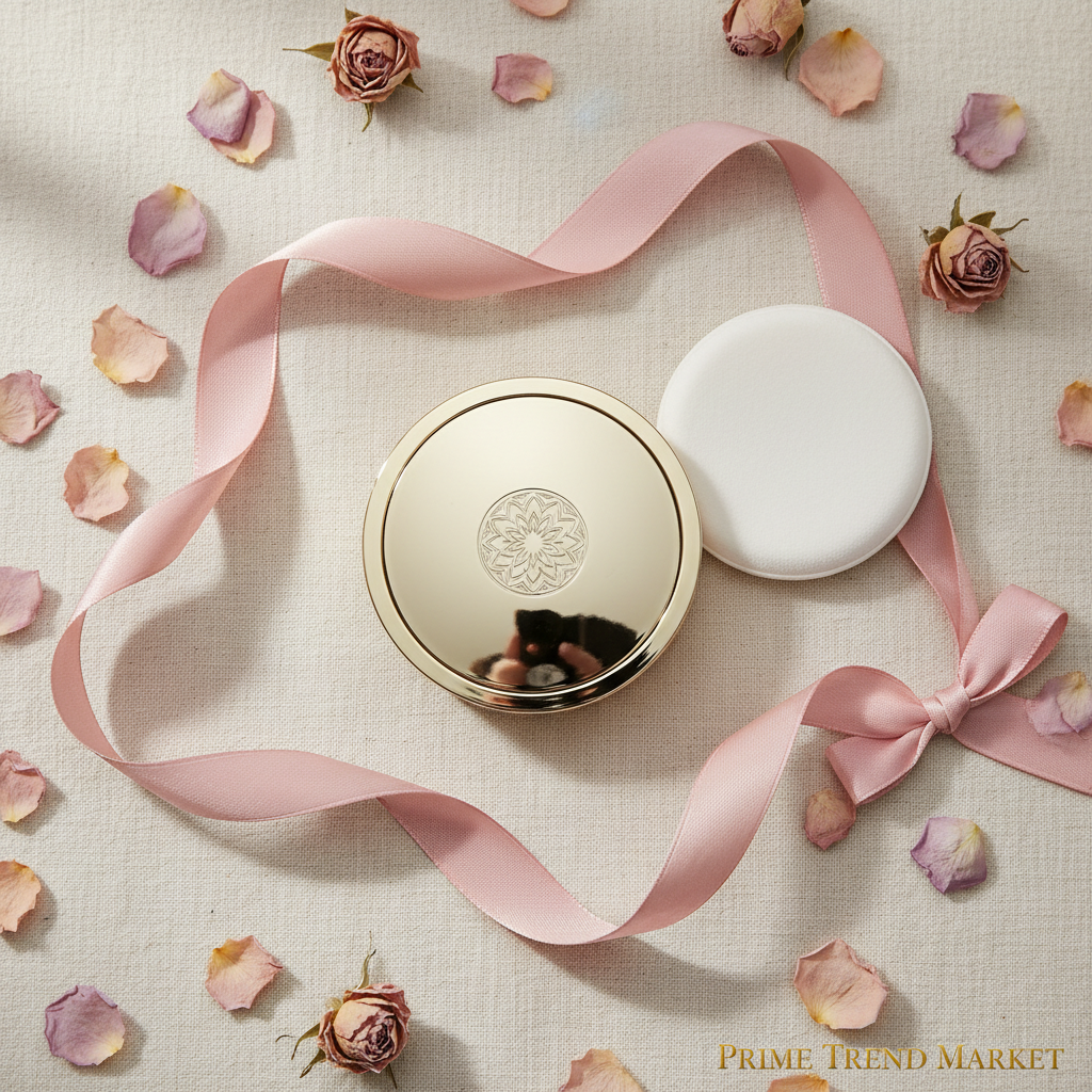 PHOFAY pressed powder gift set flatlay