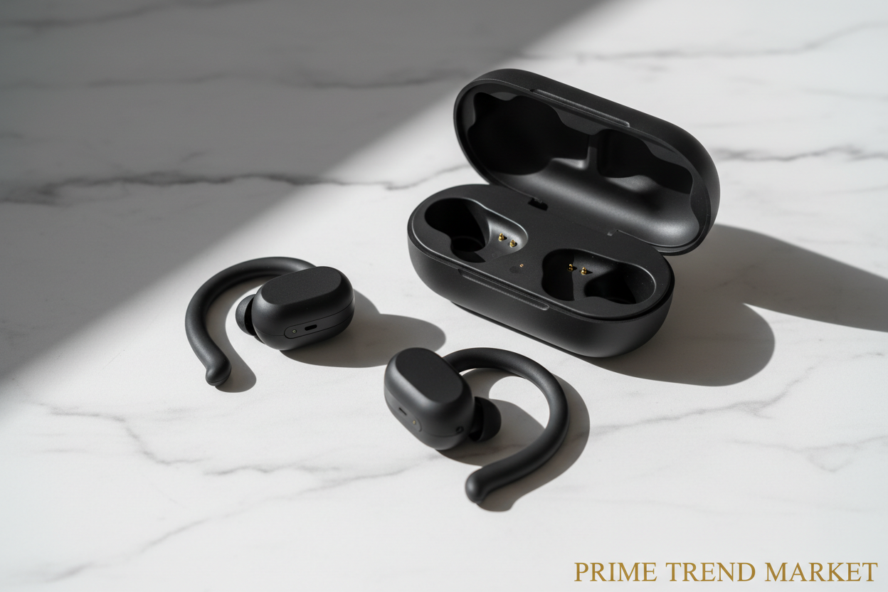 Sport Earphones – Flat Lay