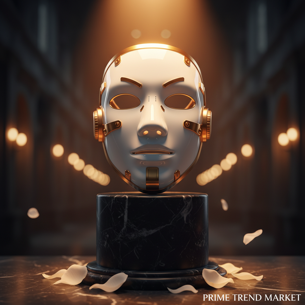 LED Light Therapy Face Mask — Marble Pedestal | Prime Trend Market