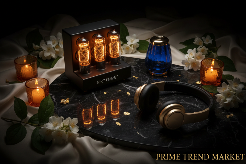 Vintage Audio Bundle - Dark Flat Lay