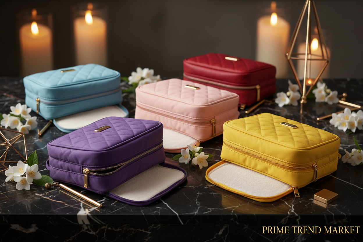 All 5 colors pet shoulder bag flat lay