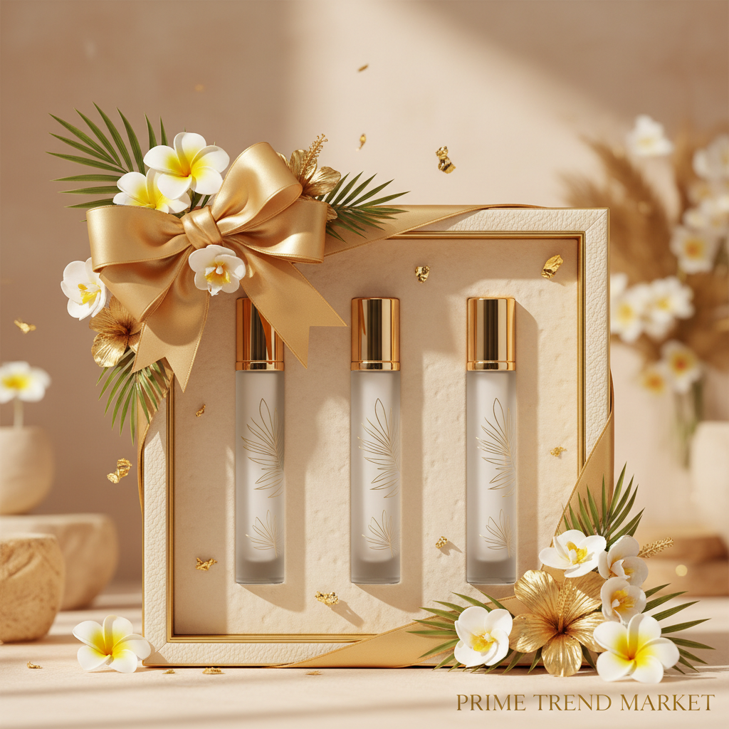 Roxelis Coconut Perfume 3-piece gift set bundle - Prime Trend Market