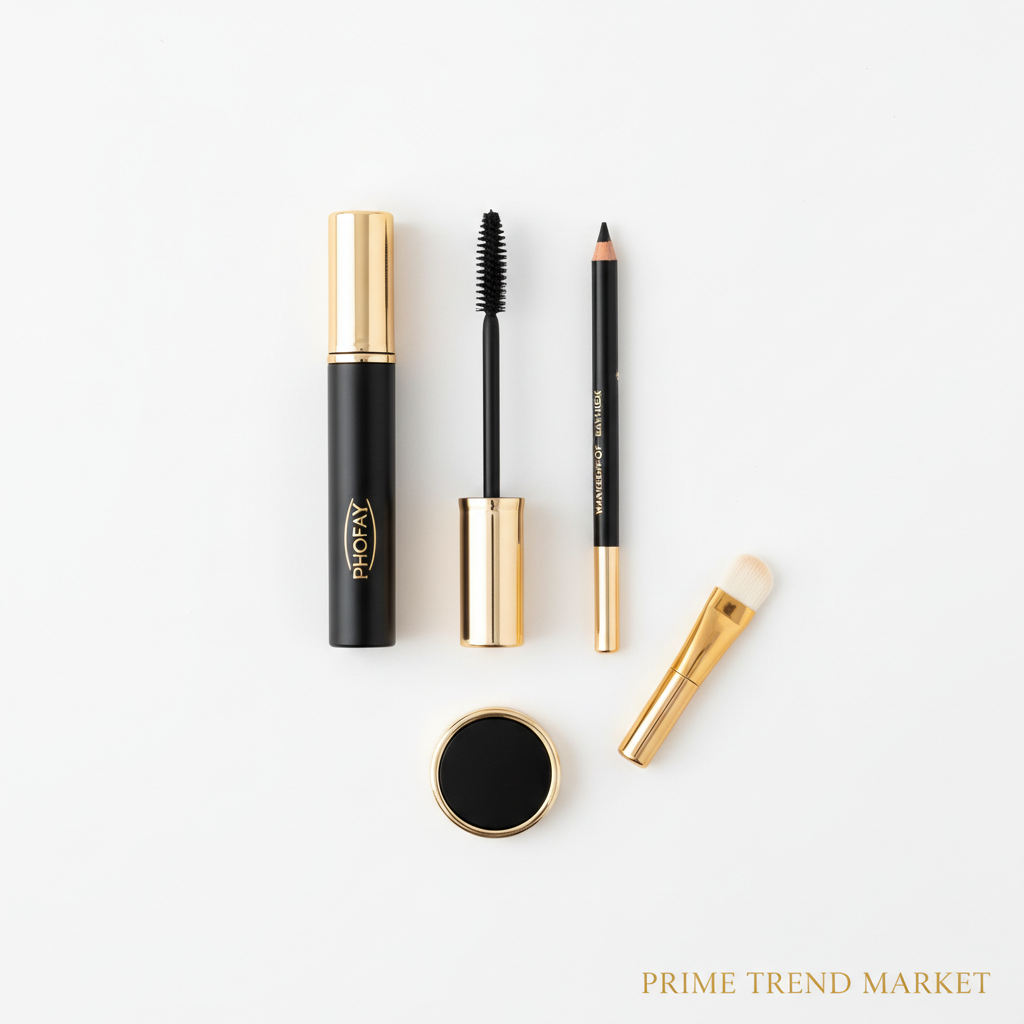 Overhead knolling of Eye Essentials Duo