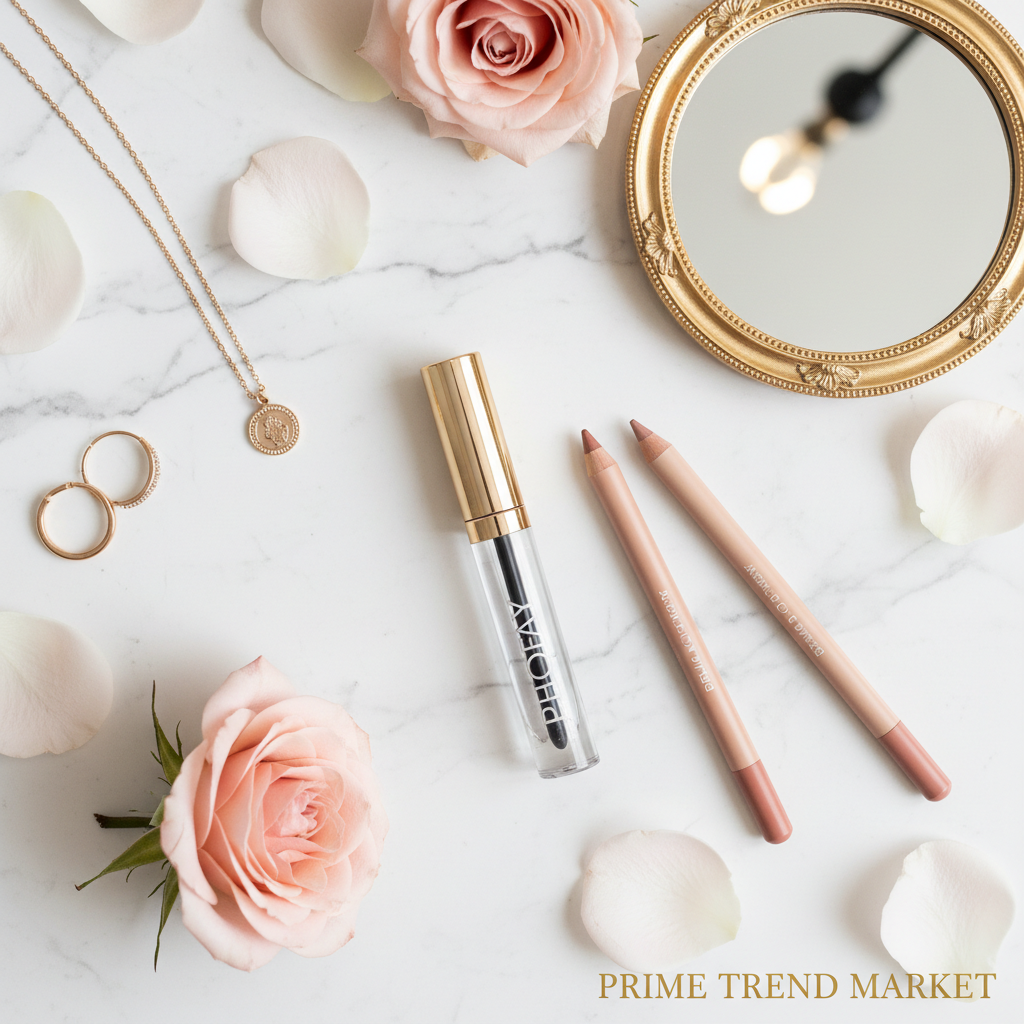 Brow Duo vanity lifestyle flat lay