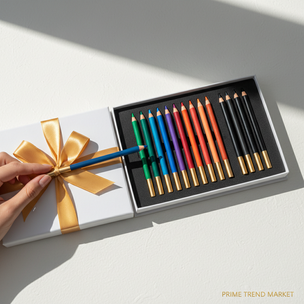 PHOFAY eyeliner gift set in white box with gold ribbon