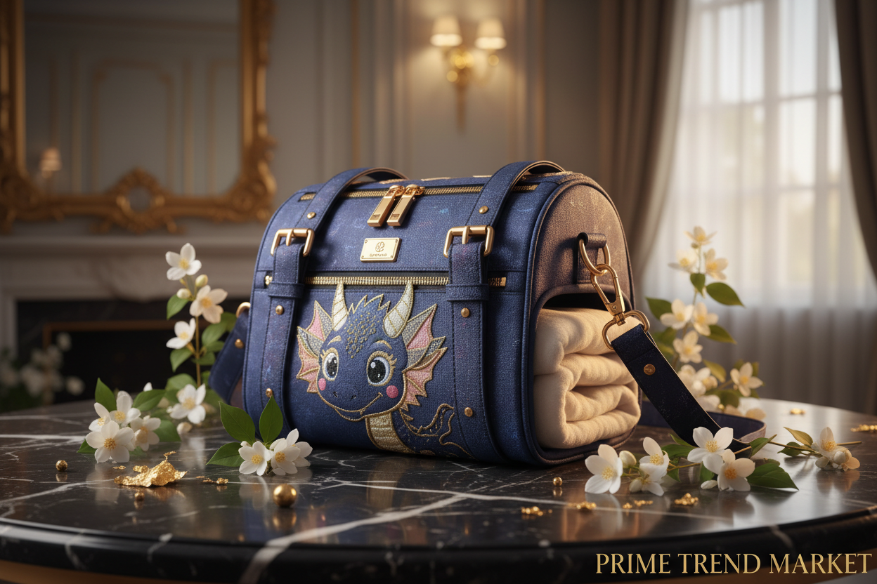 Cute dragon pet carrier bag luxury