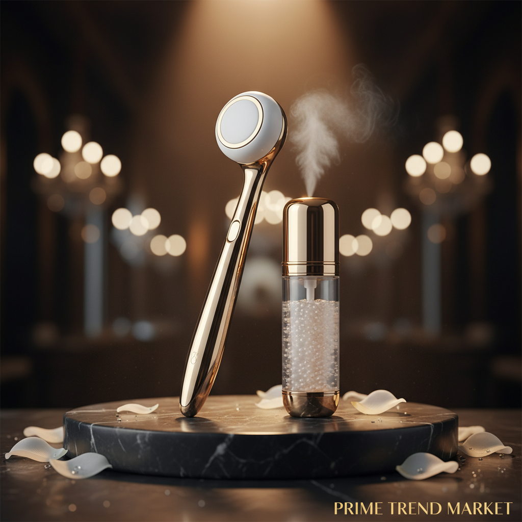 RF & Mist Duo — Marble Pedestal | Prime Trend Market