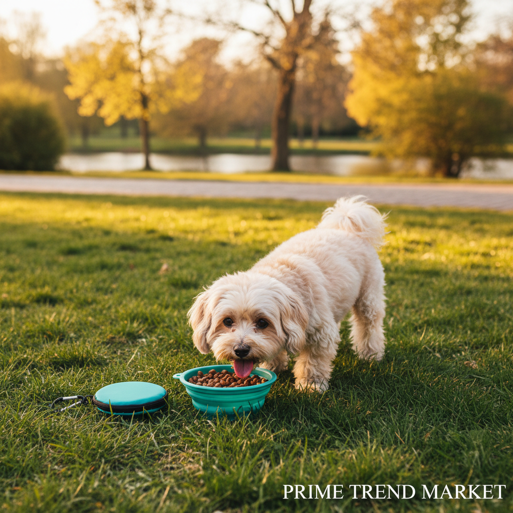 PawTravel Luxury Pet Travel Bundle - Dog Travel Bowl