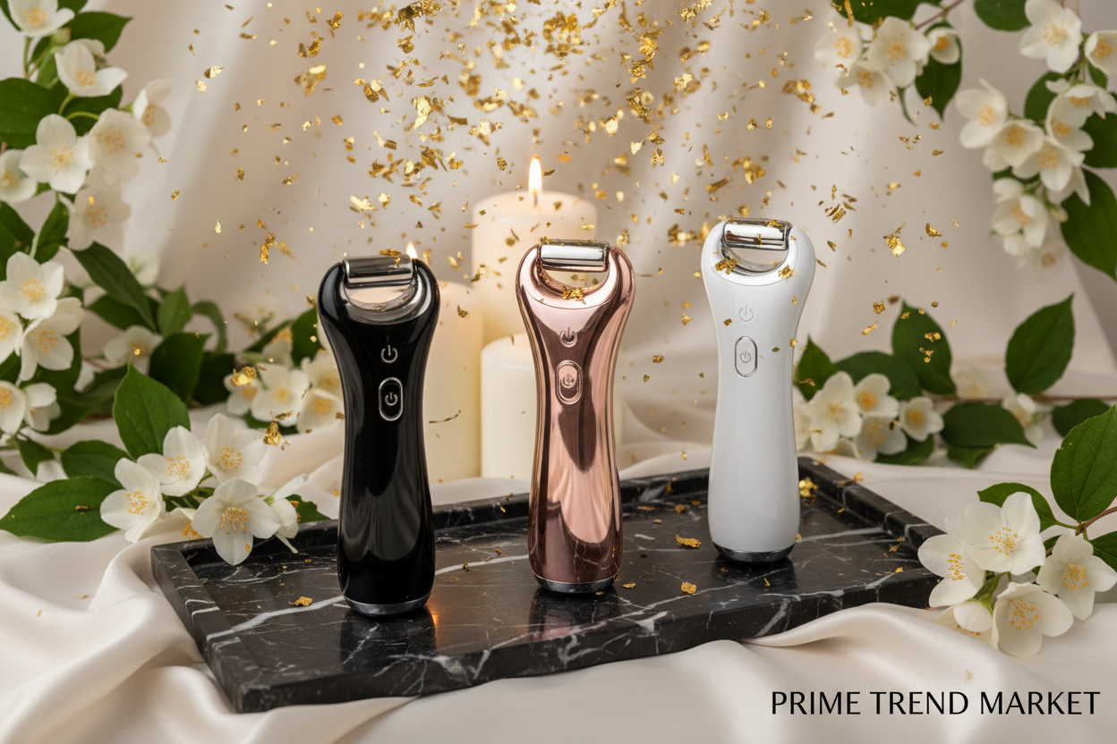 Luxury 3-Head Electric Roller EMS Massager Black Pink White All Colors Gold Confetti Hero