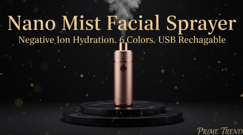 Nano Mist Facial Sprayer | Negative Ion Hydration & Face Steamer
