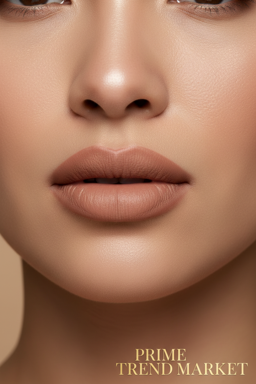 PHOFAY Nude Lipliner — Flawless Nude Lips Portrait