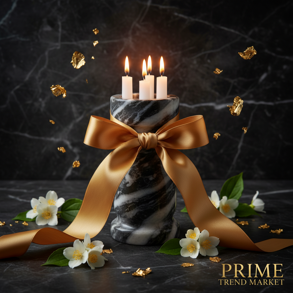 Luxury Stone Candle Holder — Gift Presentation | Prime Trend Market