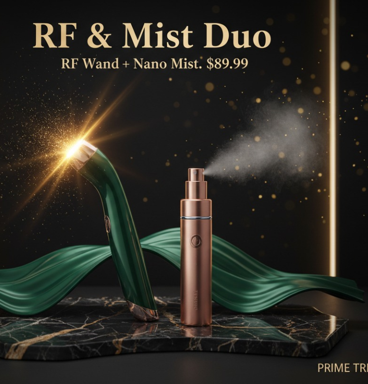 RF & Mist Duo | RF Wand + Nano Mist Sprayer