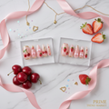 Y2K Glam Press-On Duo flat lay marble - Prime Trend Market