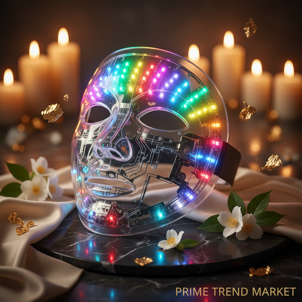 LED Light Therapy Face Mask — 7 Color Professional Skin Rejuvenation | Prime Trend Market