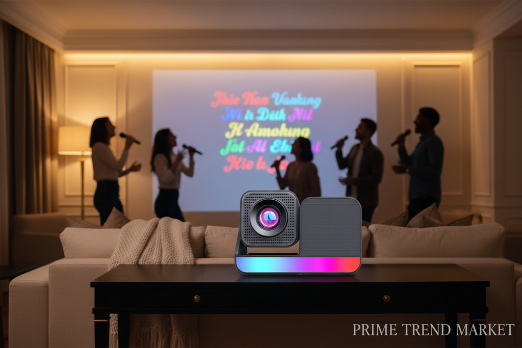 Karaoke Lyrics Wall Projection