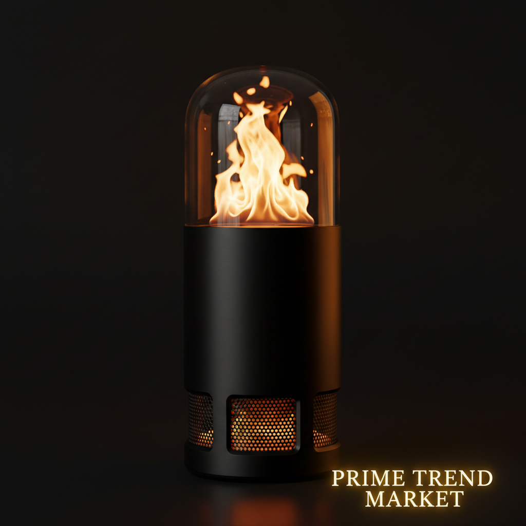 LED Flame Speaker Close Up