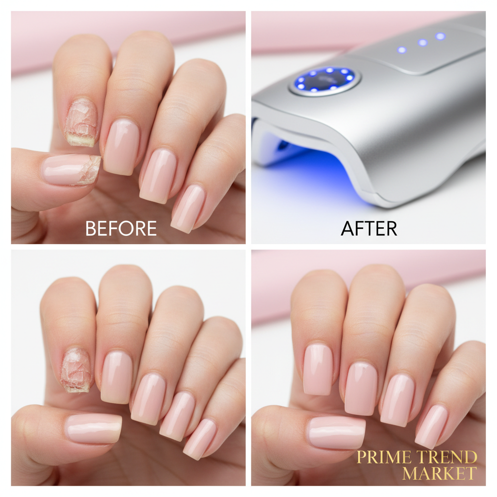 Nail Repair Device Before After
