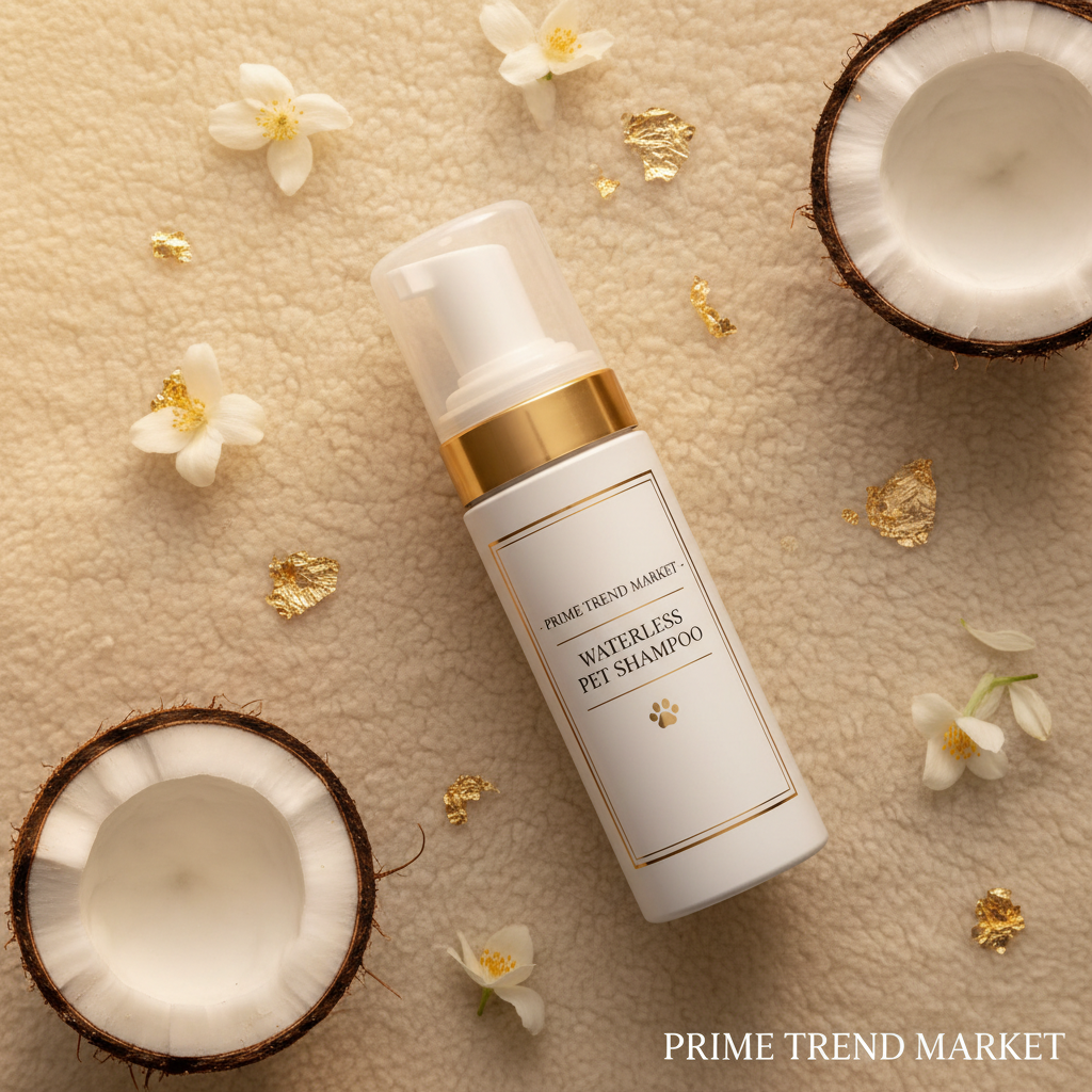 PawClean Shampoo Flat Lay Cream