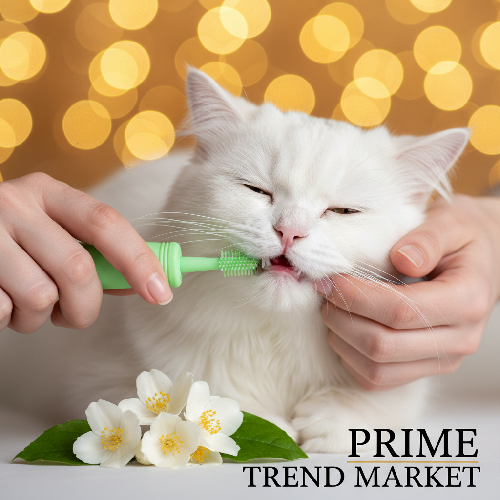 PawSmile Cat Brushing Lifestyle