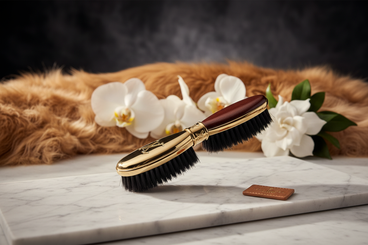 Pet Self-Cleaning Slicker Brush — Double-Sided Grooming Comb