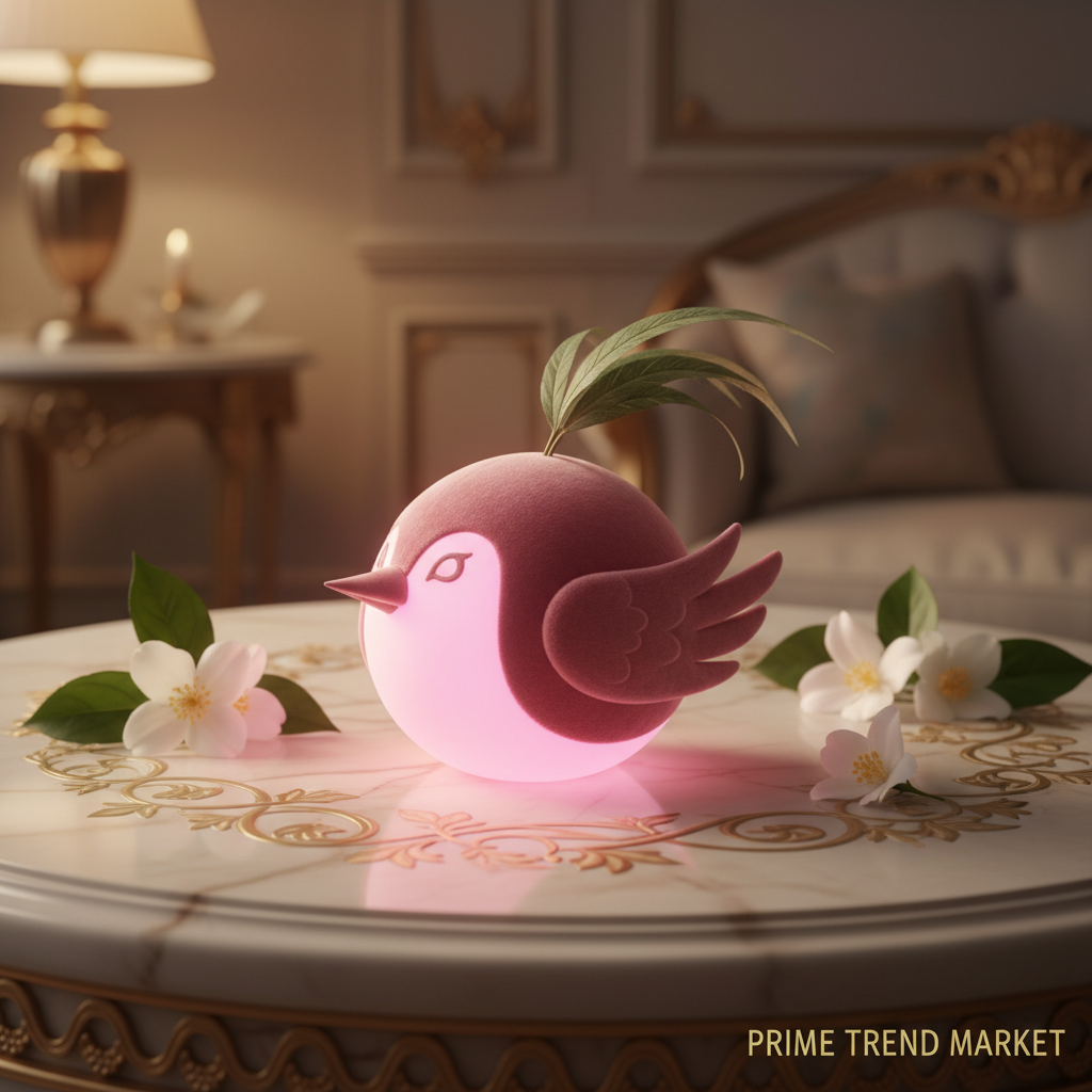 Pink Bird Glowing Ball