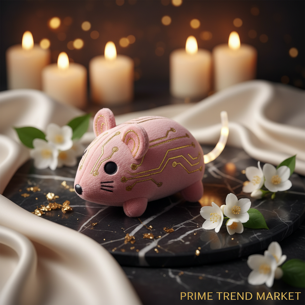 Pink Electric Mouse Cat Toy