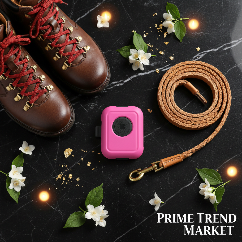 Pink Waterproof Case Adventure Lifestyle Flat Lay
