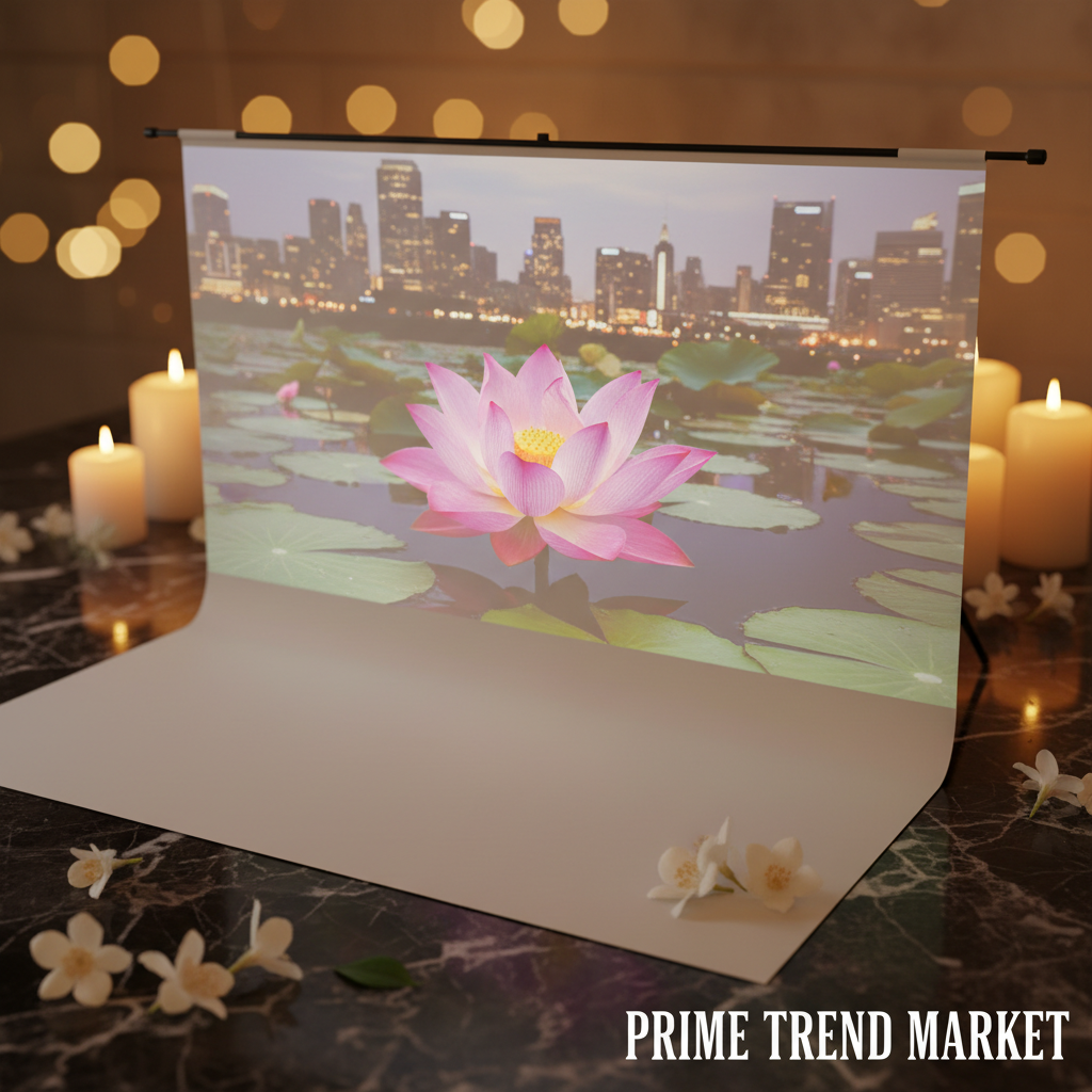 Projector Screen 100"/120" - 4K Wrinkle-Free Surface Close-Up