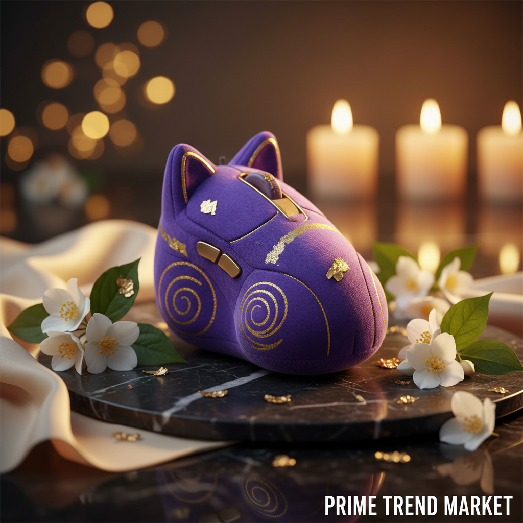 Purple Electric Mouse Cat Toy