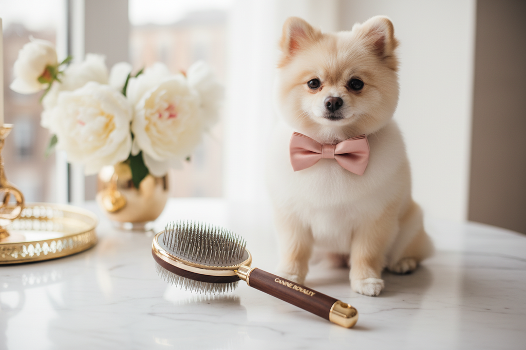 Pet Self-Cleaning Slicker Brush — Double-Sided Grooming Comb