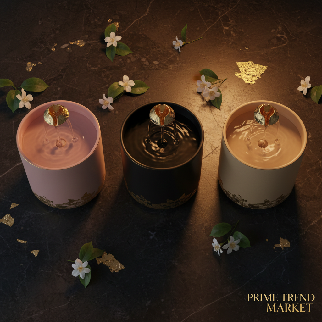 Smart Pet Fountain - Three Colors Flat Lay