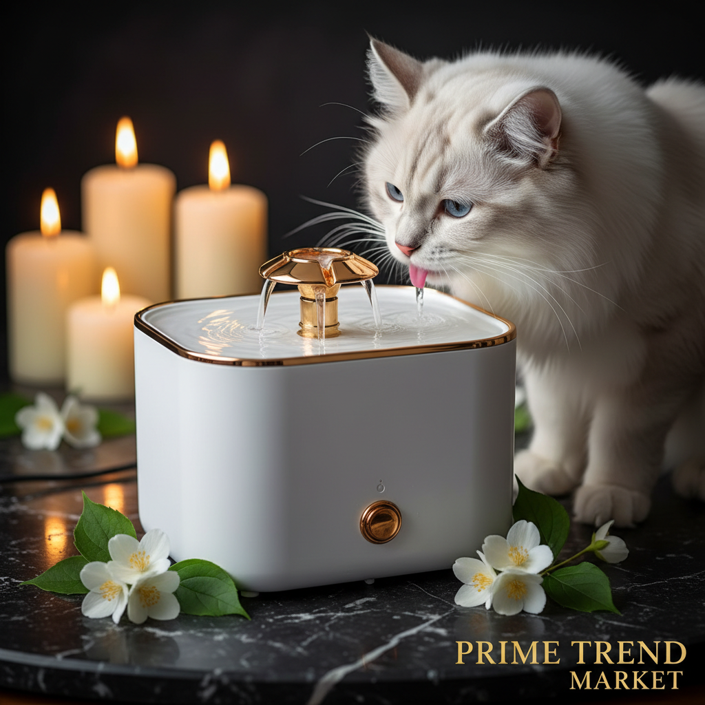 Smart Pet Water Fountain - Cat Lifestyle