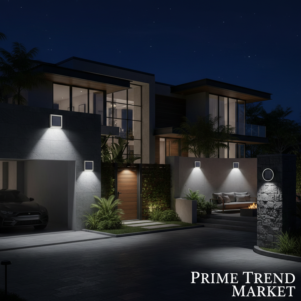 Solar LED Wall Light — Multi Install