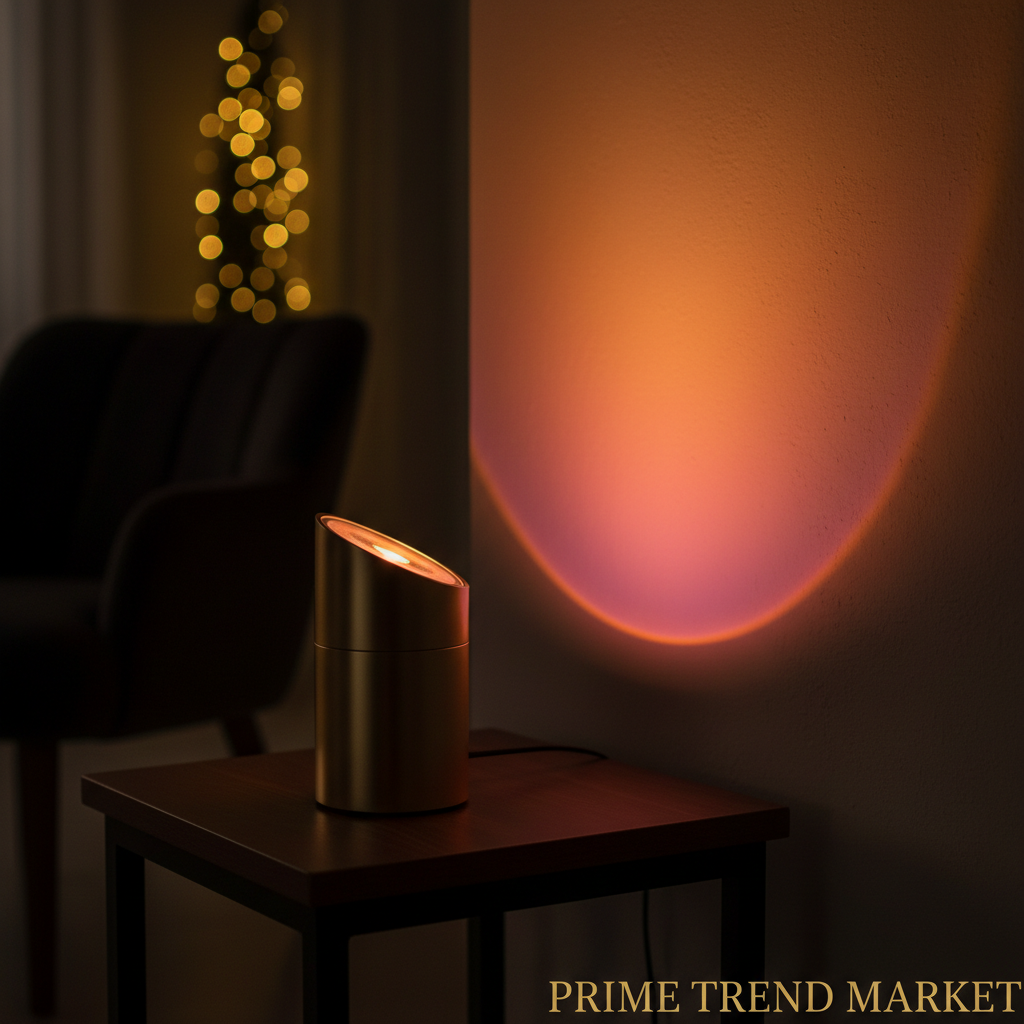Sunset Lamp Close-up