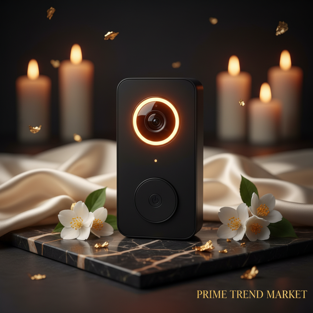 Video Doorbell Dark Marble