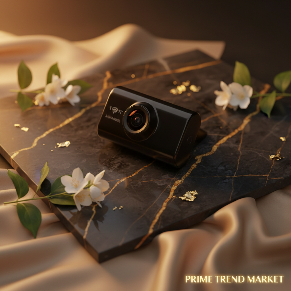 WiFi 3-Channel Dash Cam - Hero Marble Shot