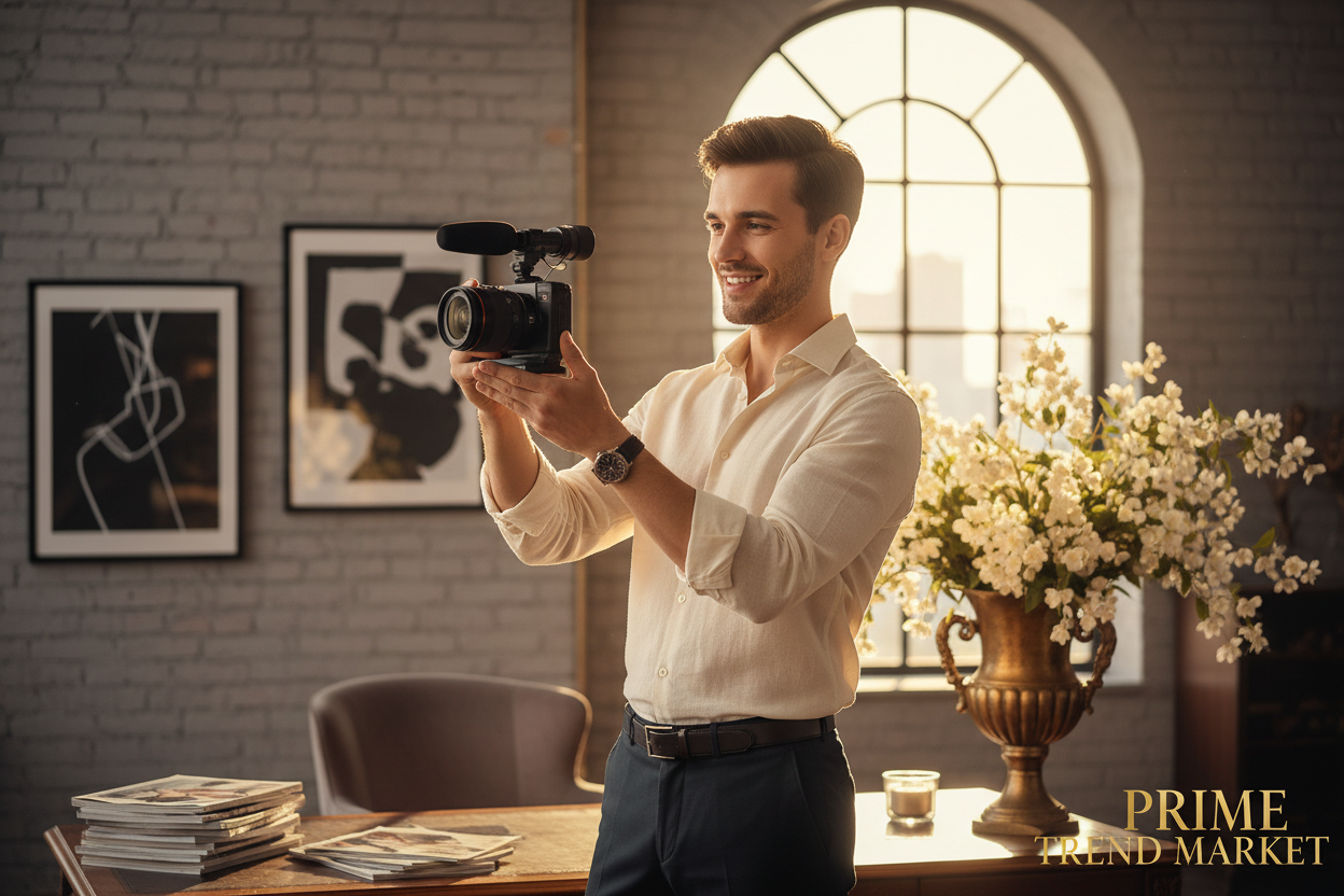 XJ05 Pro Camera — Creator Lifestyle Shot